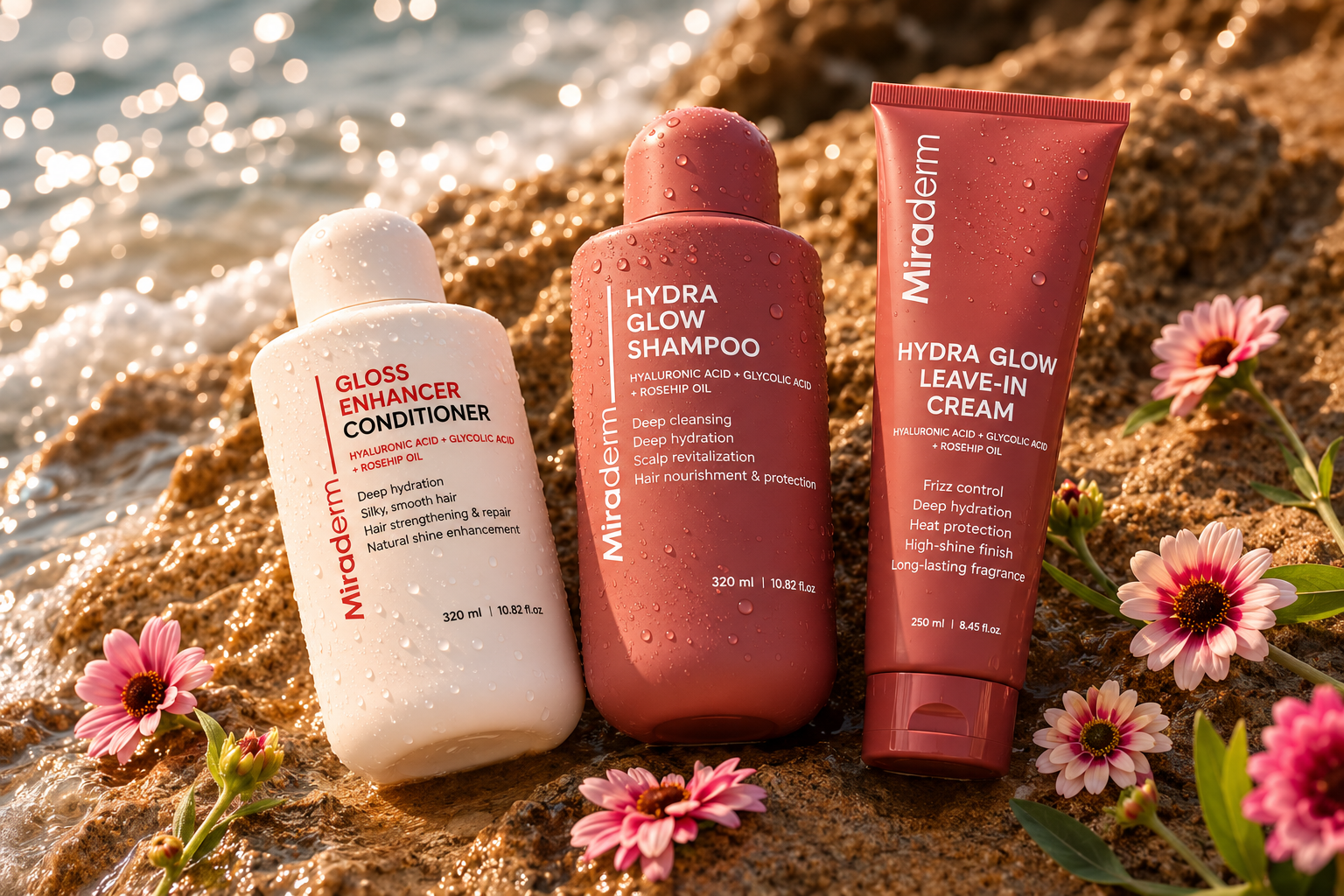 Miraderm haircare collection
